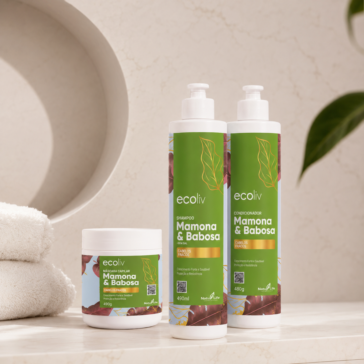 Kit Mamona e Babosa | Natulife Cosméticos